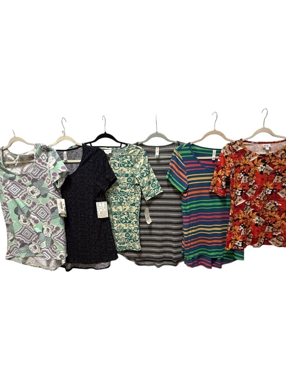 pc Lot Women's XS Tops Shirts NWT Lularoe Athletic Apparel T-shirt Disney Mickey